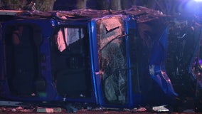 2 rescued after vehicle crash in DC