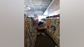 Driver crashes into Hallmark Store in Montgomery County