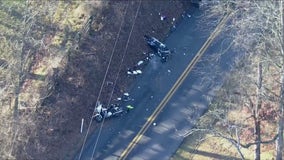 2 sheriff's deputies on motorcycles struck by vehicle in Loudoun County