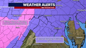 Snow Friday: Winter Weather Advisory issued ahead of storm for parts of DC, Maryland, and Virginia