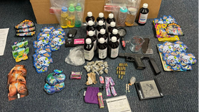 Police seize suspected marijuana, crack cocaine, promethazine, 9 mm Glock semi-automatic handgun in Maryland