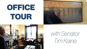 US Senator Tim Kaine's behind-the-scenes office tour