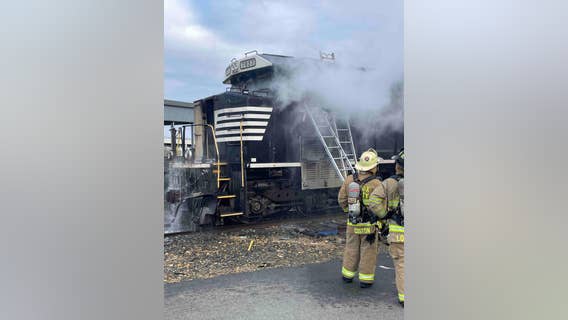 Train car catches fire in Springfield rail yard; no injuries reported