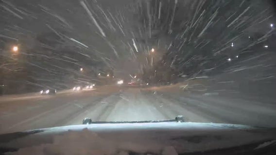 Hazardous road conditions across DC, Maryland, and Virginia as steady snow quickly covers surfaces