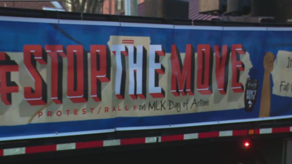 Community members protest Capitals & Wizards relocation to Alexandria