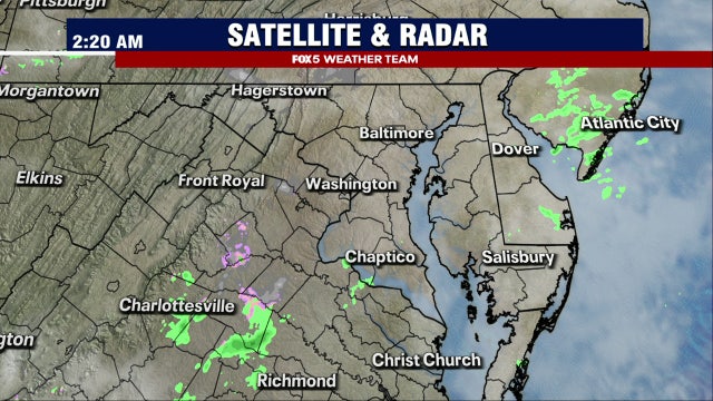 No snow in DC Wednesday, but passing flurries, scattered sprinkles possible for parts of region