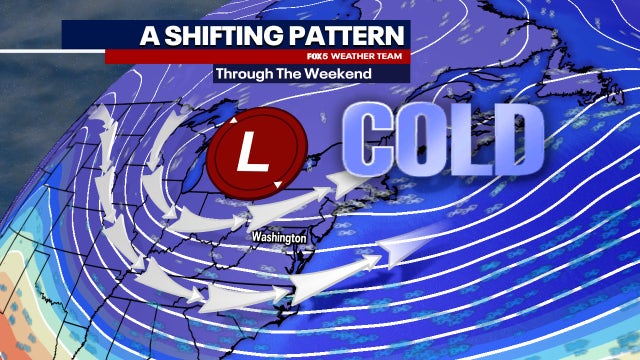 Icy road conditions with wind chills following Friday snowfall in DC, Maryland & Virginia