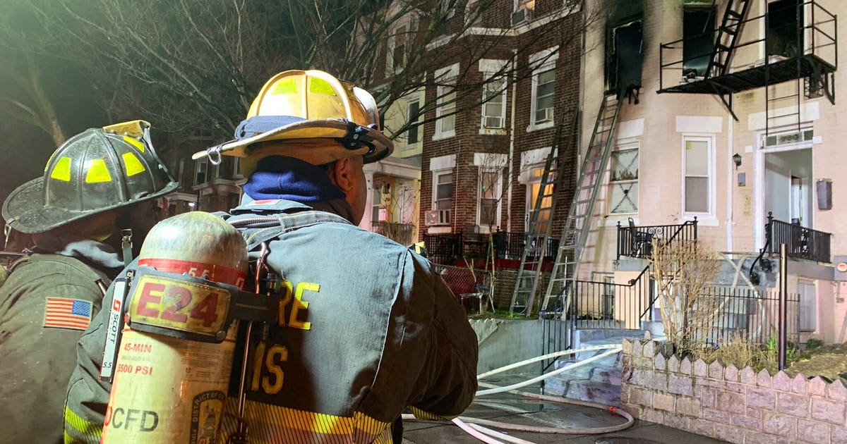 Man dies in 3-story fire, 7 displaced in Northwest DC: police | FOX 5 DC