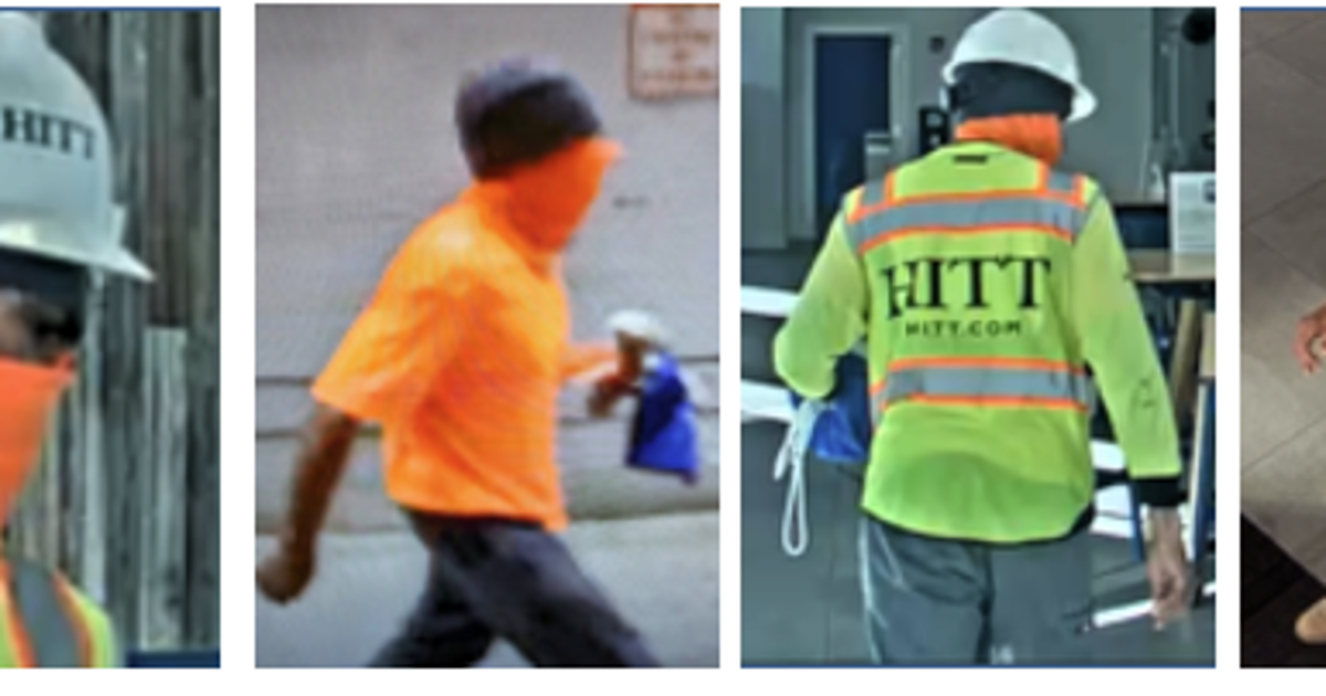 Suspect dressed in construction outfit robs bank few blocks away from ...