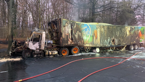 Wegmans tractor-trailer fire shuts down several lanes in Germantown