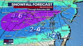 Is it going to snow? How much to expect this weekend in DC, Maryland, Virginia