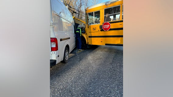Bus driver at fault for morning collision, 38 students on board during crash: police