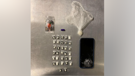 Maryland man found with 33 baggies of suspected cocaine and suspected heroin/fentanyl: police