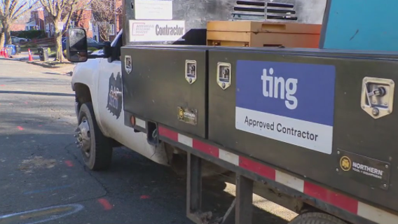 Internet company contractors hit gas line while digging to install fiber lines in Alexandria