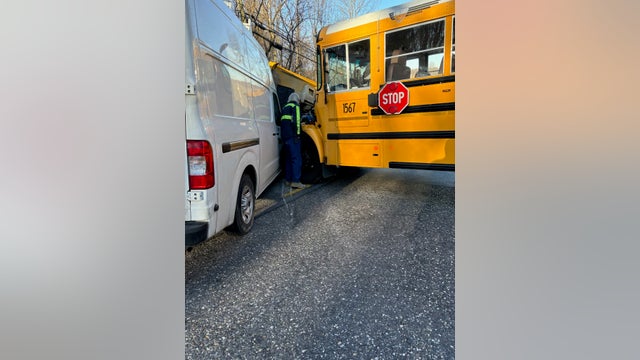 Bus driver at fault for morning collision, 38 students on board during crash: police