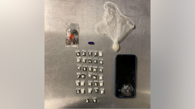 Maryland man found with 33 baggies of suspected cocaine and suspected heroin/fentanyl: police