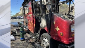 DC food truck fire leaves 1 person injured