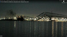 WATCH: Francis Scott Key Bridge collapses in Maryland