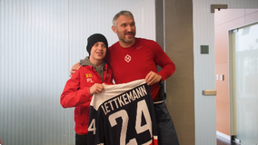 Capitals grant the wish of a 14-year-old in remission from leukemia