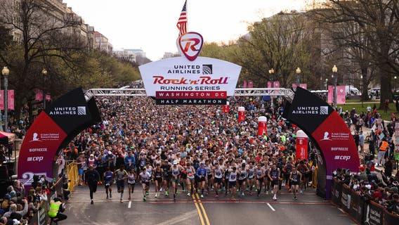 DC road closures due to Rock 'n' Roll Half Marathon