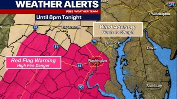 Shenandoah brush fires cause smoky smell, hazy conditions across DMV