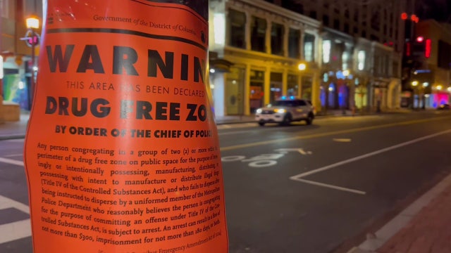 DC police begin enforcing first wave of Drug Free Zones Thursday