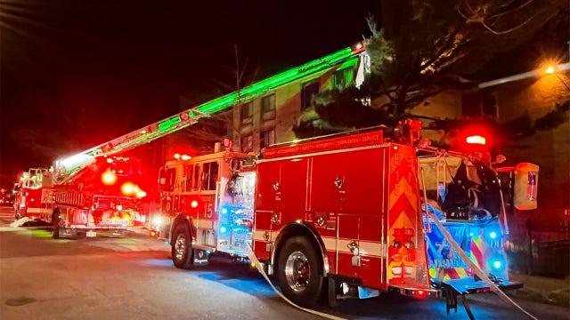 Firefighter injured, residents displaced after blaze at southeast DC apartment building