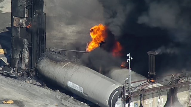 Fire erupts at Maryland quarry; black smoke fills sky over Rockville