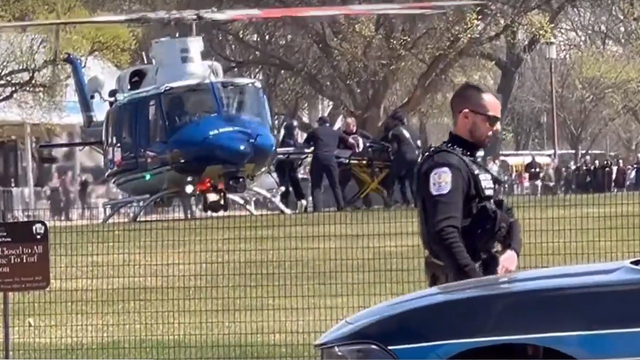 US Park police officer struck by vehicle fleeing traffic stop