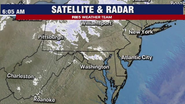 Parts of DC region see light snow flurries Tuesday hours ahead of spring’s official arrival