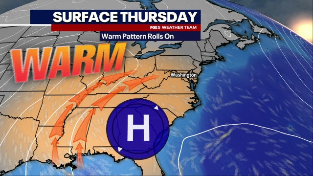 DC area gets taste of spring Thursday with temperatures in the upper-70s