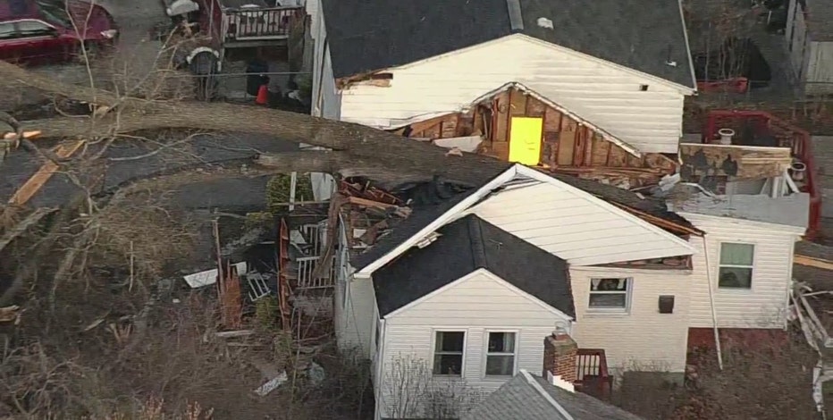 Tree crashes onto Montgomery County home