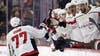 Oshie's empty netter seals Capitals playoff berth in dramatic win over Flyers