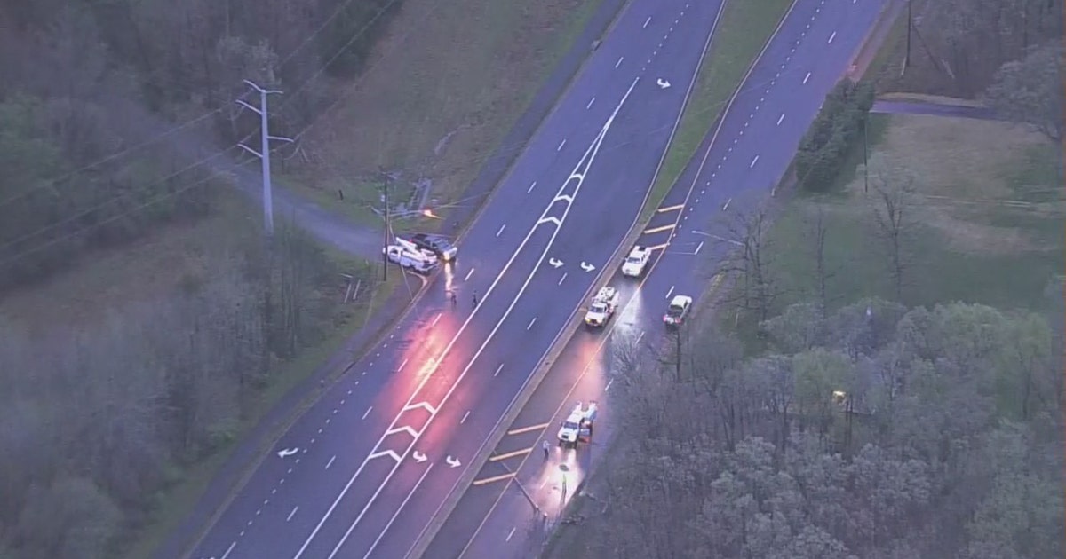 Road closed after car crashes into utility pole in Fairfax County | FOX ...
