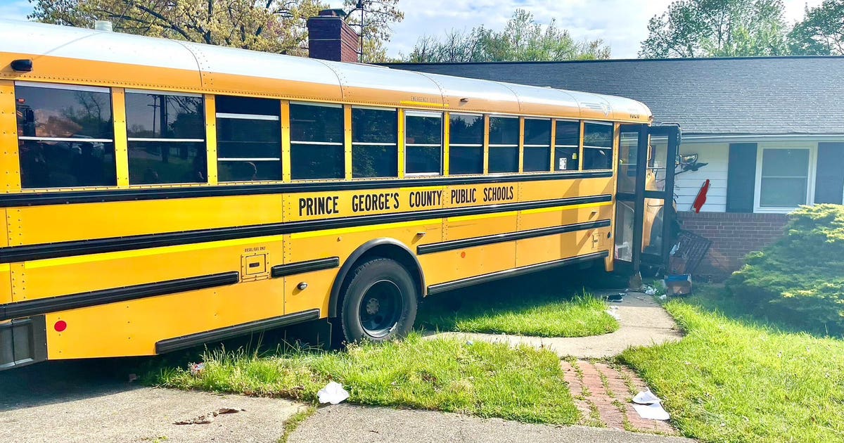 School bus crashes into house in Prince George's County | FOX 5 DC