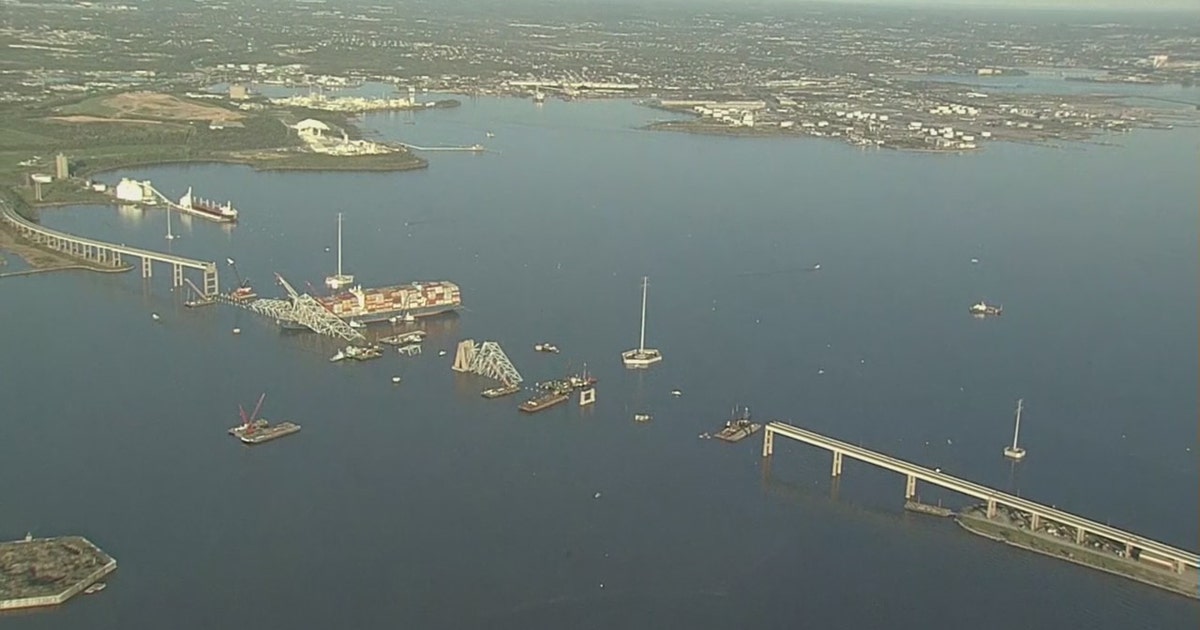 Baltimore Key Bridge Collapse: First cargo ship passes through newly ...