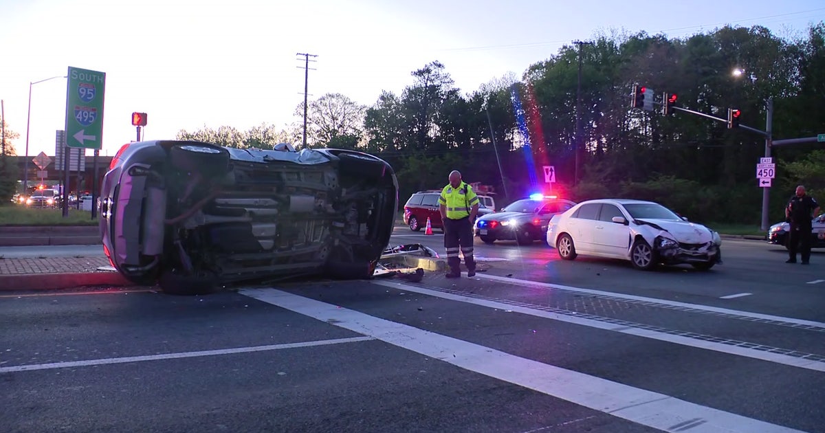 Police officer hurt in crash that left vehicle on side in Prince George ...