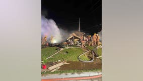Fire officials investigating home explosion in Baltimore County