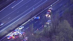 1 killed in early morning crash on I-95 in Virginia