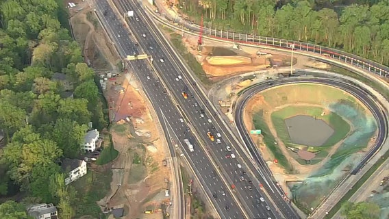 Delays reopening parts of 495 in Virginia following overnight highway project led to 3-hour backups