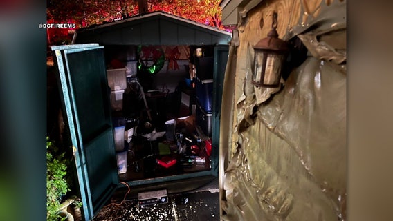 Fire damages multiple sheds in DC neighborhood