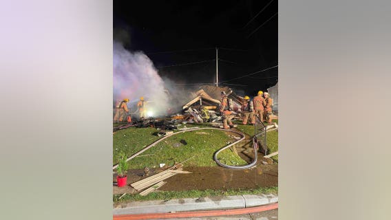 Fire officials investigating home explosion in Baltimore County