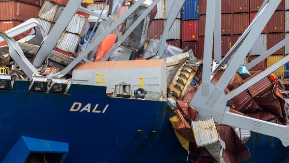 Ship that caused Key Bridge collapse had power blackouts before leaving port: NTSB report