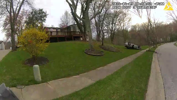 Vehicle flips into residents yard, witnesses see juvenile flee the scene in Howard County