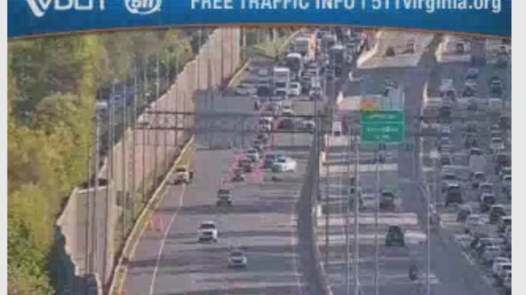 Deadly motorcycle crash halts traffic on I-395 during rush hour