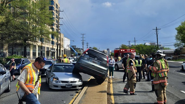 Rush hour collision on Rockville Pike leaves multiple injured, lanes closed