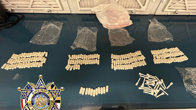 Maryland man arrested, police recover 197 fentanyl capsules and 25 cocaine vials