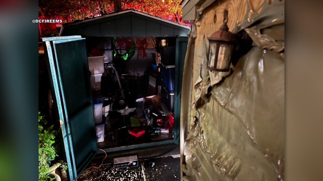 Fire damages multiple sheds in DC neighborhood
