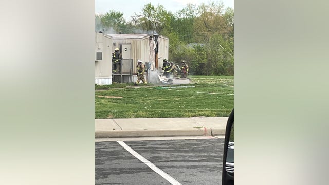 Electrical fire extinguished at elementary school trailer in Prince William County