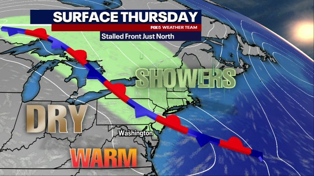 Sunny, warm Thursday in DC region with highs near 80 degrees